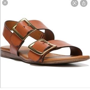 NWOT Brown Buckle Sandals